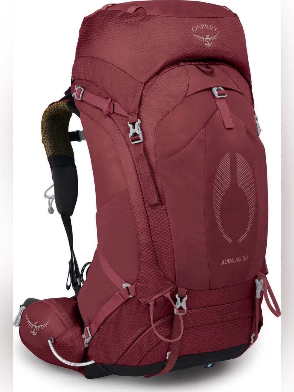 OSPREY Aura AG 50 Backpack WXS/S - Burgundy NWOT